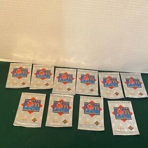 10 x 1992 McDonald’s upper deck Unopened Packs